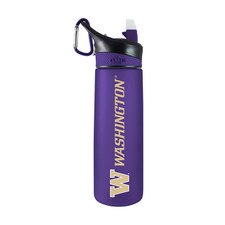 FG Purple W Washington Huskies Frosted Tritan Sport Bottle 24oz