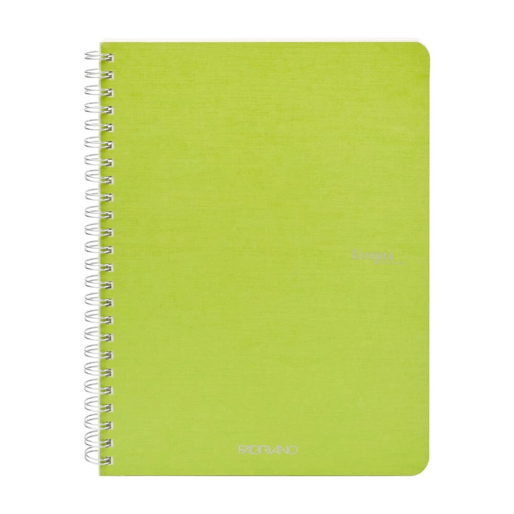 Fabriano Ecoqua 5.8" x 8.25" Spiral Grid Notebook 70 Sheets