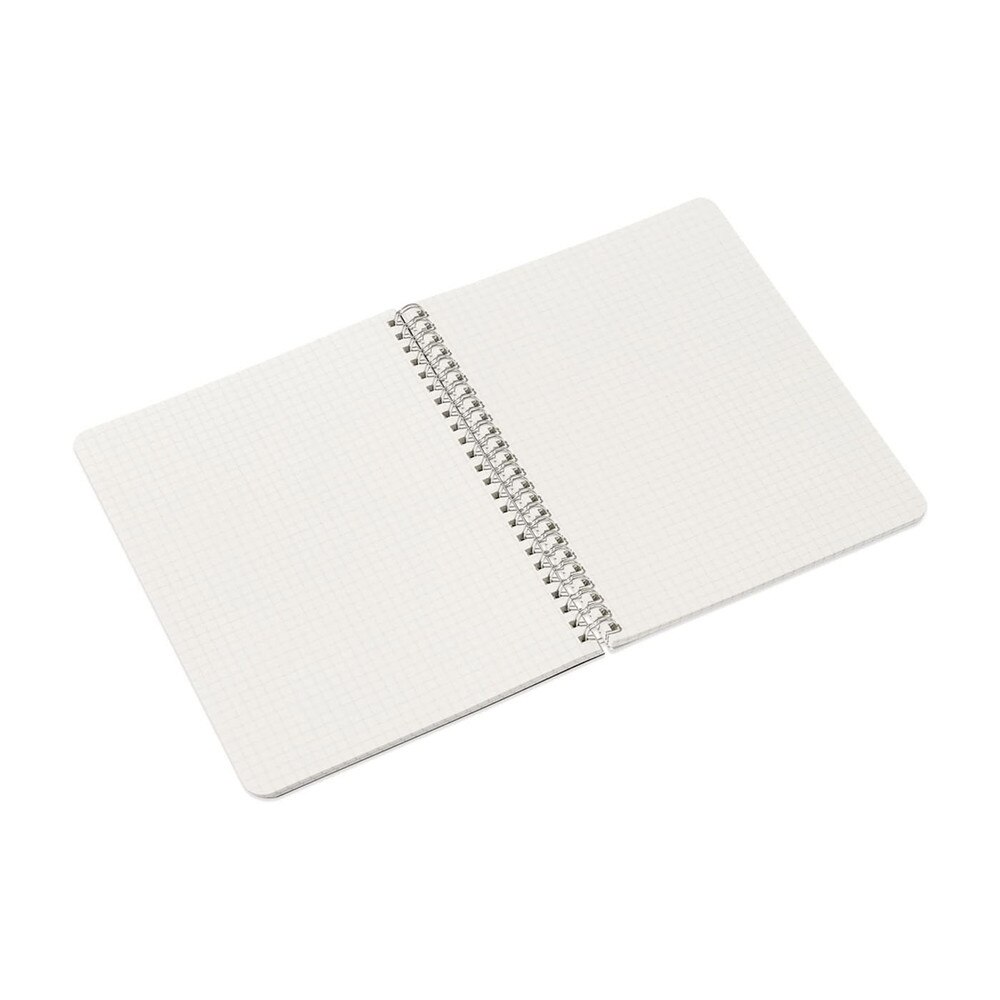 Fabriano Ecoqua 5.8" x 8.25" Spiral Grid Notebook 70 Sheets