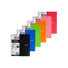 Five Star Assorted 1 Subject Quad Spiral Notebook