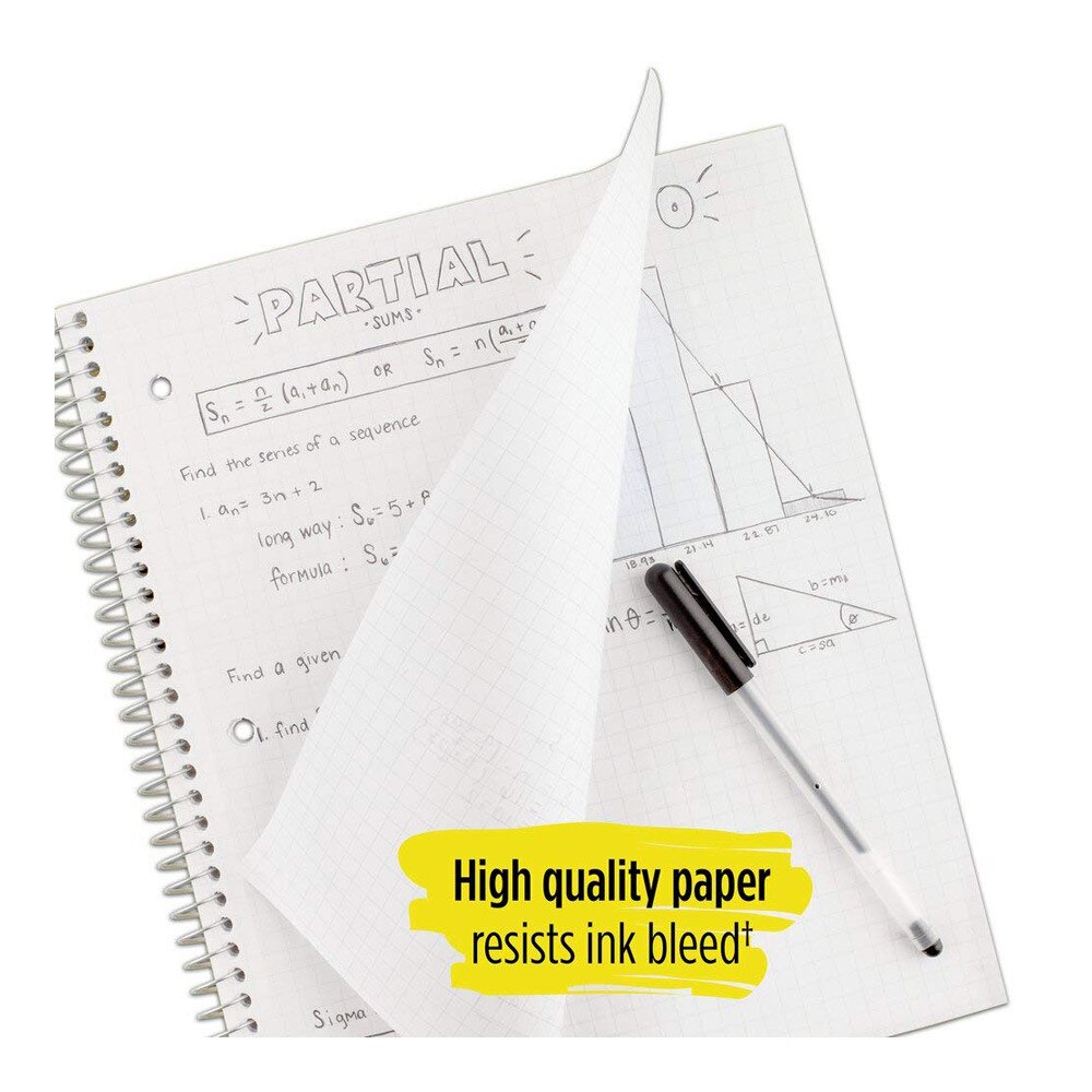 Five Star Quad Spiral Notebook Paper