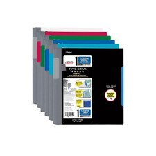 Five Star Advance Assorted 1 Subject College Spiral Notebook