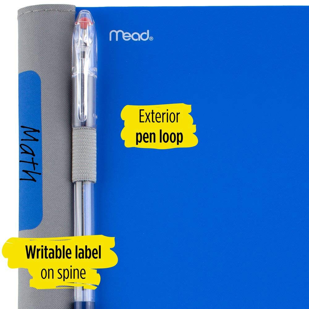 Five Star Advance College Spiral Notebook Pen Loop