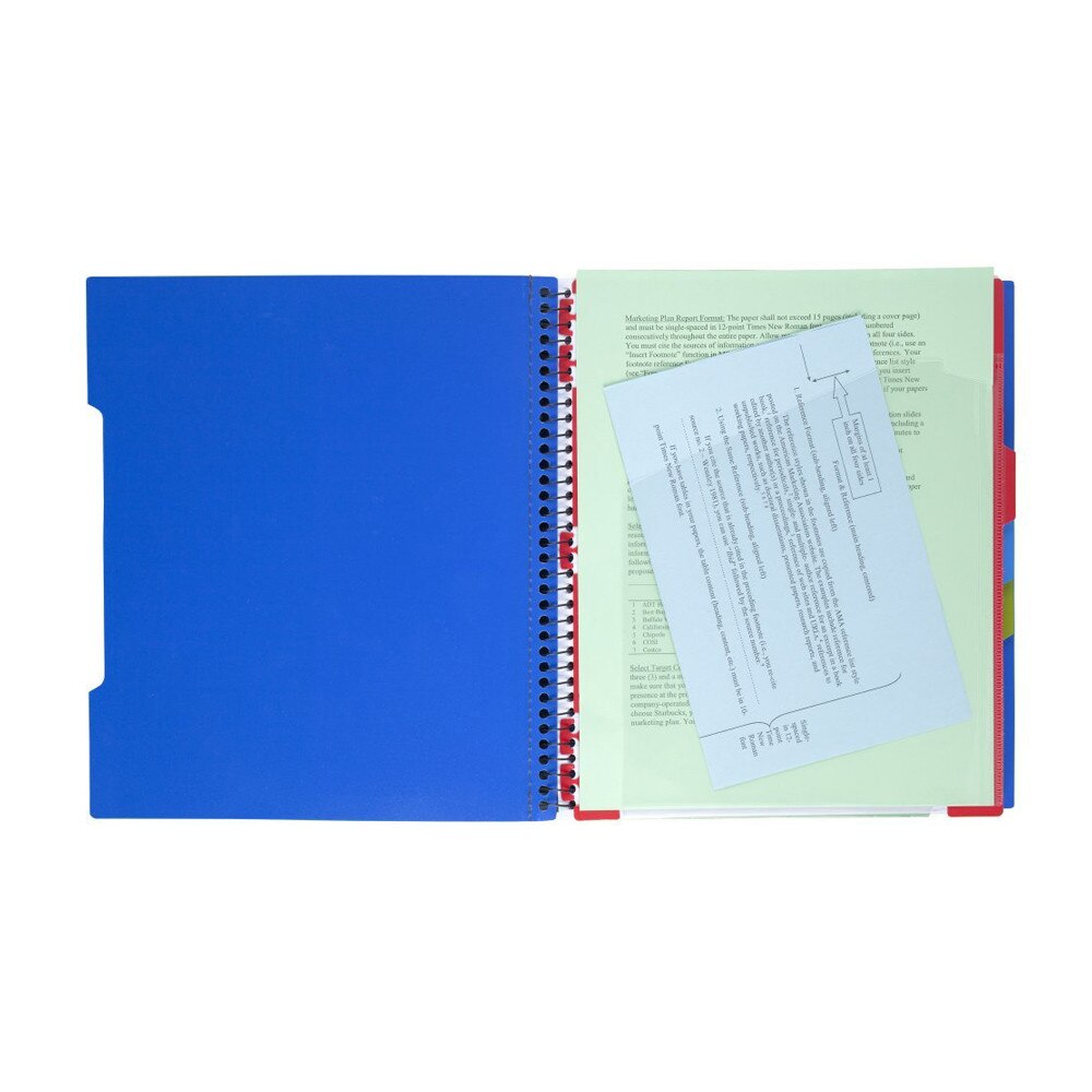 Five Star Advanced College Spiral Notebook Inside Cover