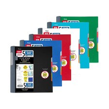 Five Star Advance 5 Subject College Spiral Notebook (Assorted)