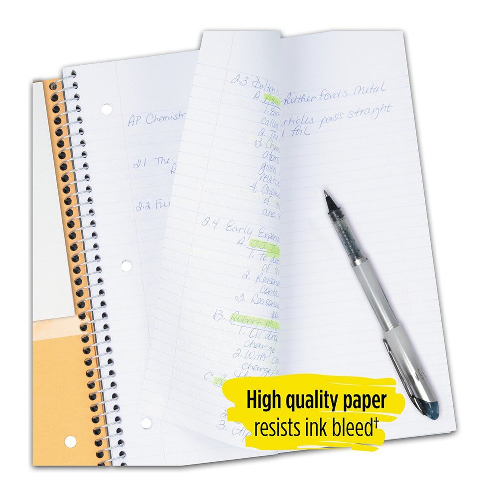 Five Star Trend College Spiral Notebook Paper