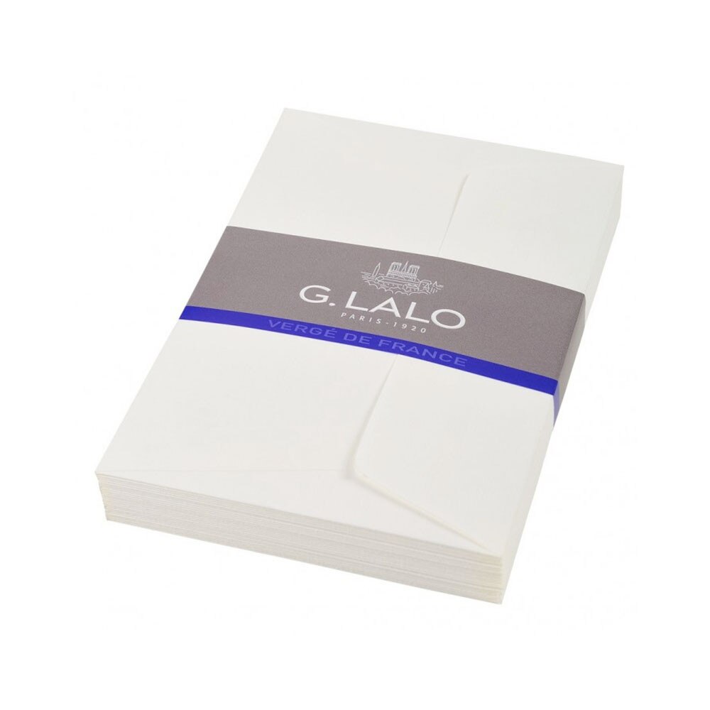 G. Lalo Verge de France White A4 Envelopes 25ct