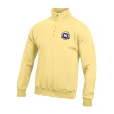 GFS Unisex W Shield Laurels Big Cotton Quarter-zip