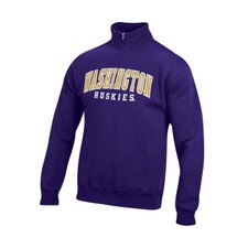 GFS Unisex Washington Huskies Twill Big Cotton Quarter Zip