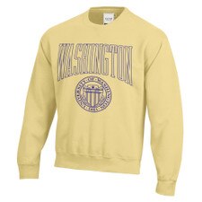 GFS Unisex Washington Huskies Outline Seal Big Cotton Crewneck