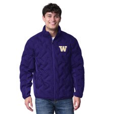 GIII Men's W Logo FW24 Textured Puffer Jacket