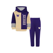 Gen2 Baby W Huskies UW Washington Coin Toss Fleece Pant & Hoodie Set 2pc