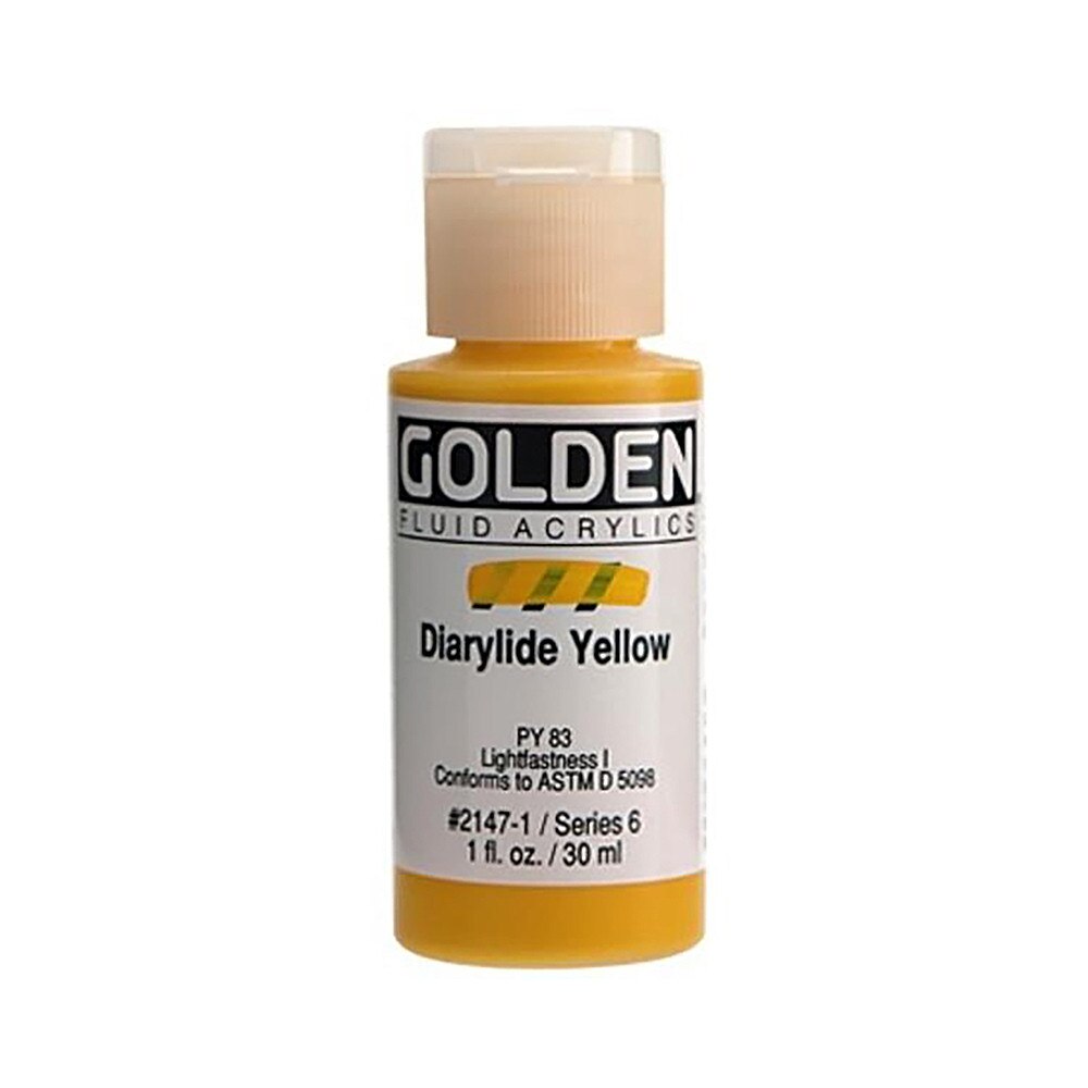 Golden Fluid Acrylic Bottle – Diarylide