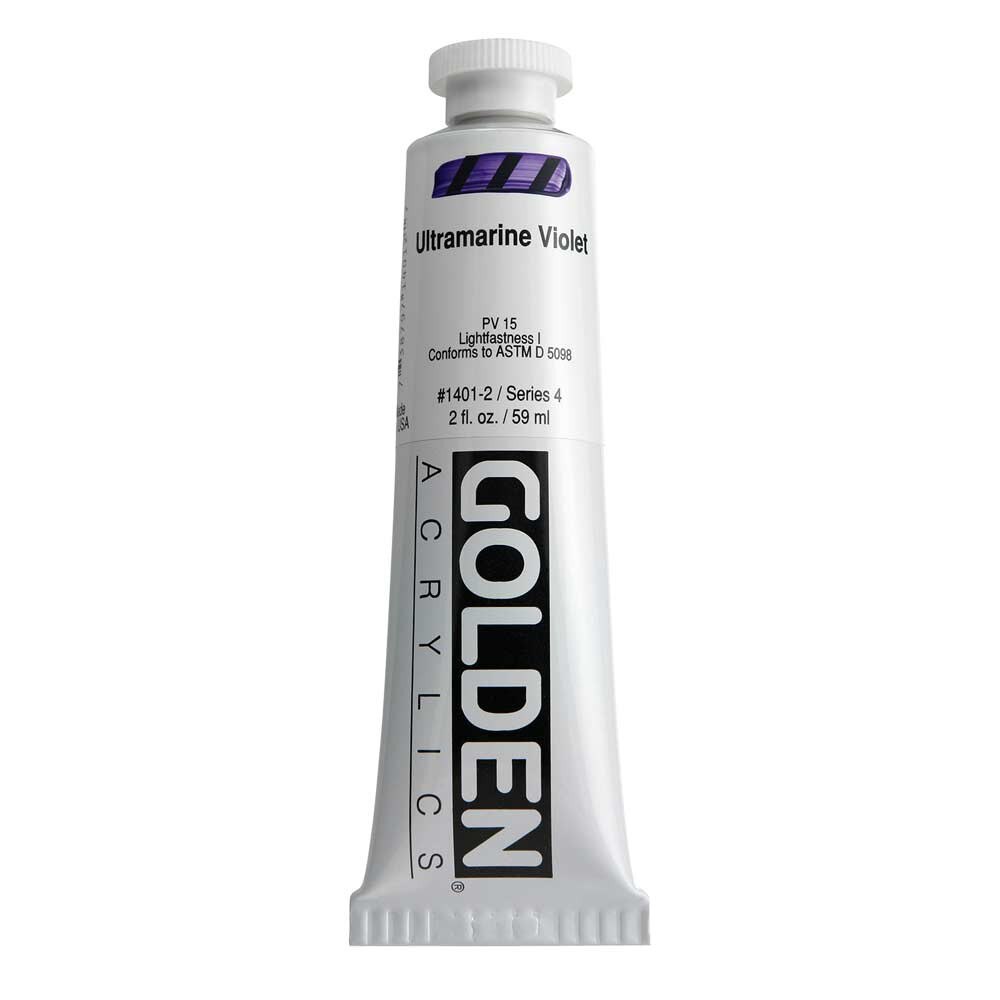 Golden Heavy Body Acrylic Tube 2oz Ultraviolet