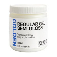 Golden Semi-Gloss Regular Gel 8oz