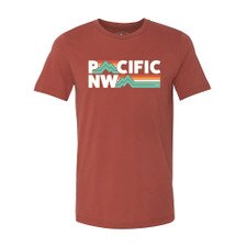 Great PNW Peaks Tee Red