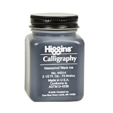 Higgins Calligraphy Waterproof Ink Black 2.5oz