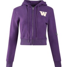 Hype and Vice Women's Washington Huskies Mia Full Zip Hoodie