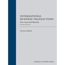 International Business Transactions (2e 21) Text Cases and Materials