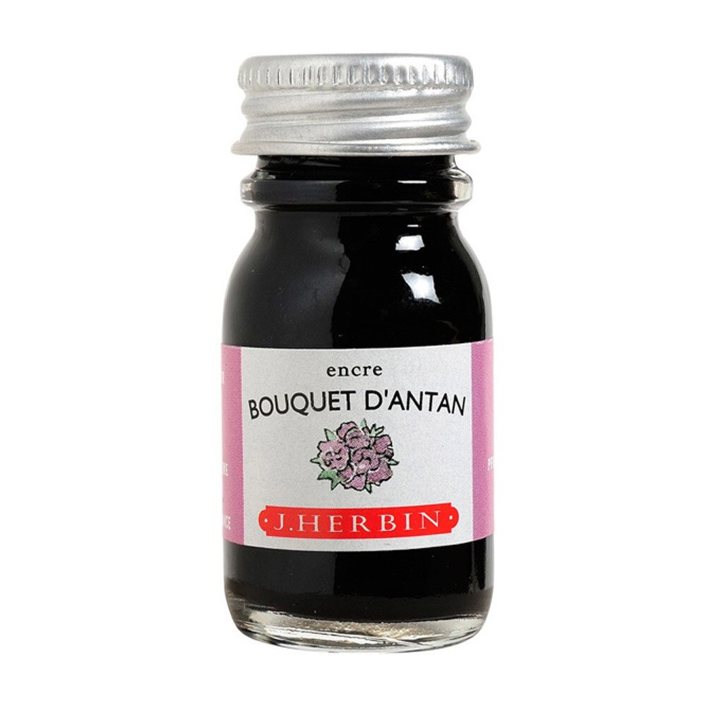 J.Herbin 10ml Fountain Pen Ink Bottle Mauve