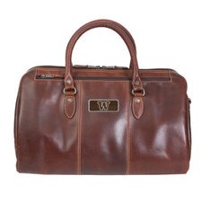 Jardine Brown W Washington Huskies Niagara Canyon Leather Duffel Case