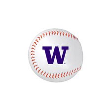 Jardine White Purple W Washington Huskies Replica Baseball