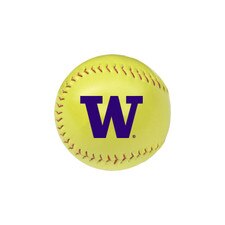 Jardine Yellow Purple W Washington Huskies Replica Softball