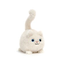 Jellycat Cream Kitten Caboodle Plush