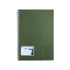 Kokuyo Green Biz A5 Ruled Soft Ring Notebook 50ct