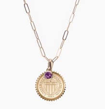 Kyle Cavan Washington Huskies Sunburst Gold Necklace & Gemstone Bundle