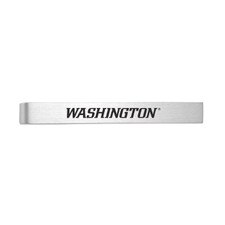 LXG Brushed Silver Washington Huskies Tie Bar