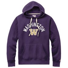 League Men's Washington Huskies Jersey Applique Stadium Hoodie