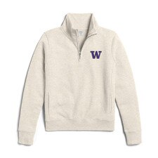 League Women's W Applique Academy Quarter-zip