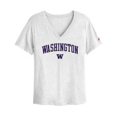 League Women's Washington W Intramural Boyfriend V-neck Tee
