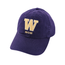 Legacy Purple W Mom Relaxed Twill Adjustable Hat