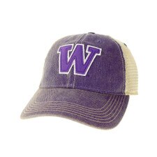 Legacy Unisex Purple W Old Favorite Trucker Hat