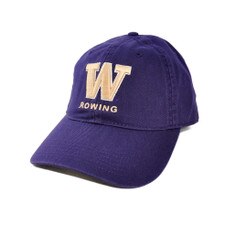 Legacy Unisex Purple W Rowing Relaxed Twill Adjustable Hat