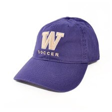 Legacy Unisex Purple W Soccer Relaxed Twill Adjustable Hat