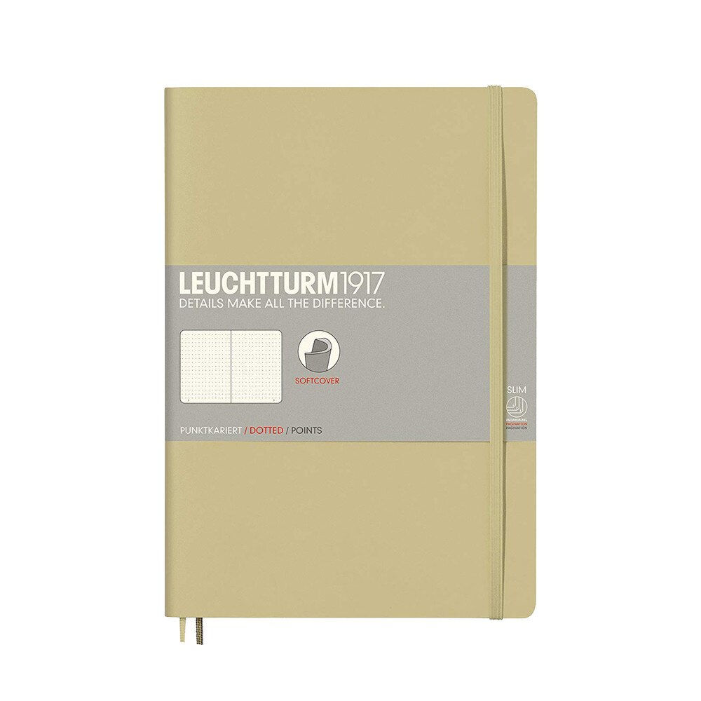 Leuchtturm 1917 B5 Softcover Composition Notebook Sand Dotted