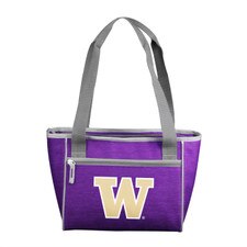 Logo Purple W 16 Can Cooler Tote