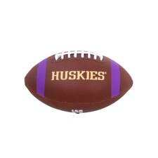 Logo W Washington Huskies Full Size Composite Replica Football