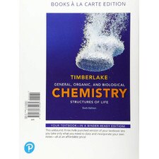 Loose Leaf General Organic & Biological Chemistry (6E 19)