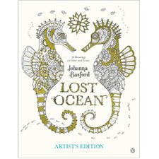 Lost Ocean: Artist's Edition – 24 Drawings to Color and Frame by Johanna Basford