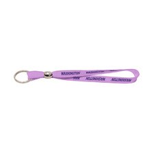 MCM Lavender Tonal Washington Wristlet Lanyard