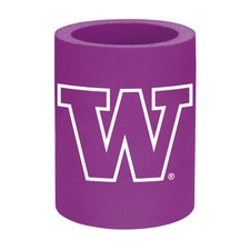 MCM Purple W Washington Huskies Koozie Foam Can Cooler
