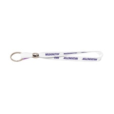 MCM White Washington Huskies Wristlet Lanyard