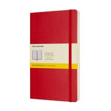 Moleskine Classic Notebook Soft Cover Grid Scarlet Red