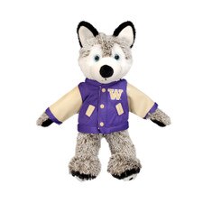 Mascot Factory Frosty W Husky Varsity Letterman Plush 9"