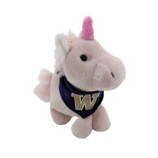 Mascot Factory W Pink Unicorn Short Stack Plush with Bandana
