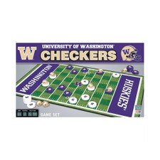 Masterpieces Washington Huskies Checkers Game Set